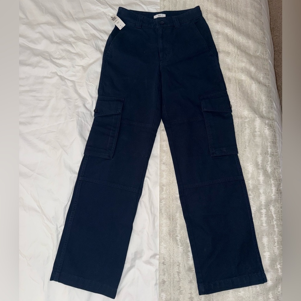 ARITZIA TNA Chamber Cargo Pants - Admiral Dark Blue